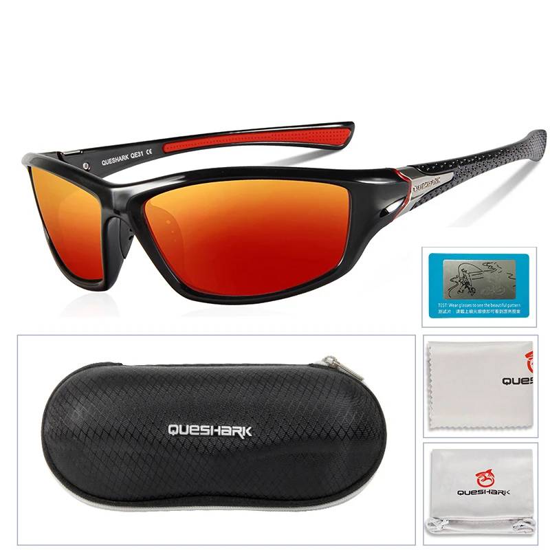 QUESHARK HD Polarized Ultralight Fishing Sunglasses Unisex Sunglasses