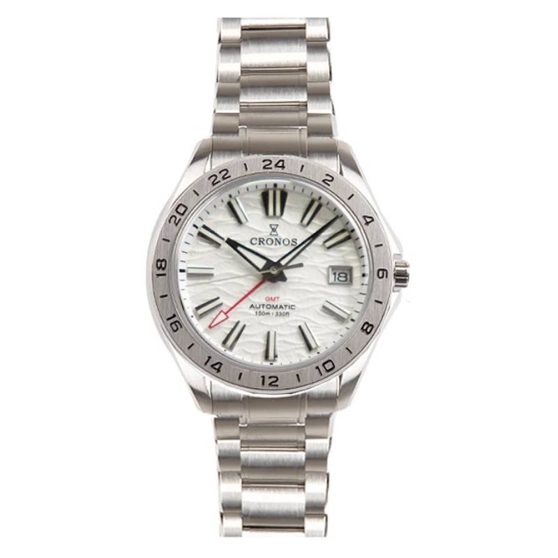 Cronos GS 39mm Desert Texture Mechanical Watch Watches For Men