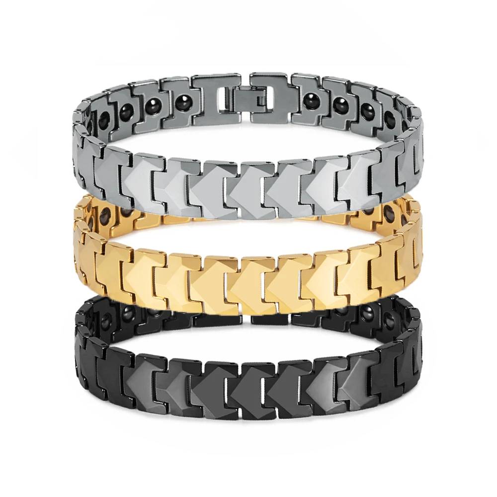 Scratch-Proof Tungsten Magnetic Bracelet Magnetic Jewelry