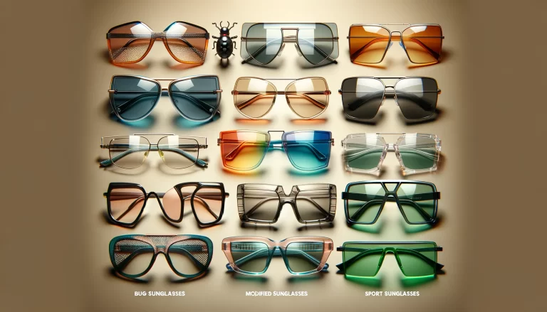 a collection of different sunglasses