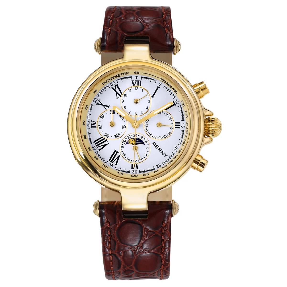BERNY Automatic Retro Watch for Men Berny Watches