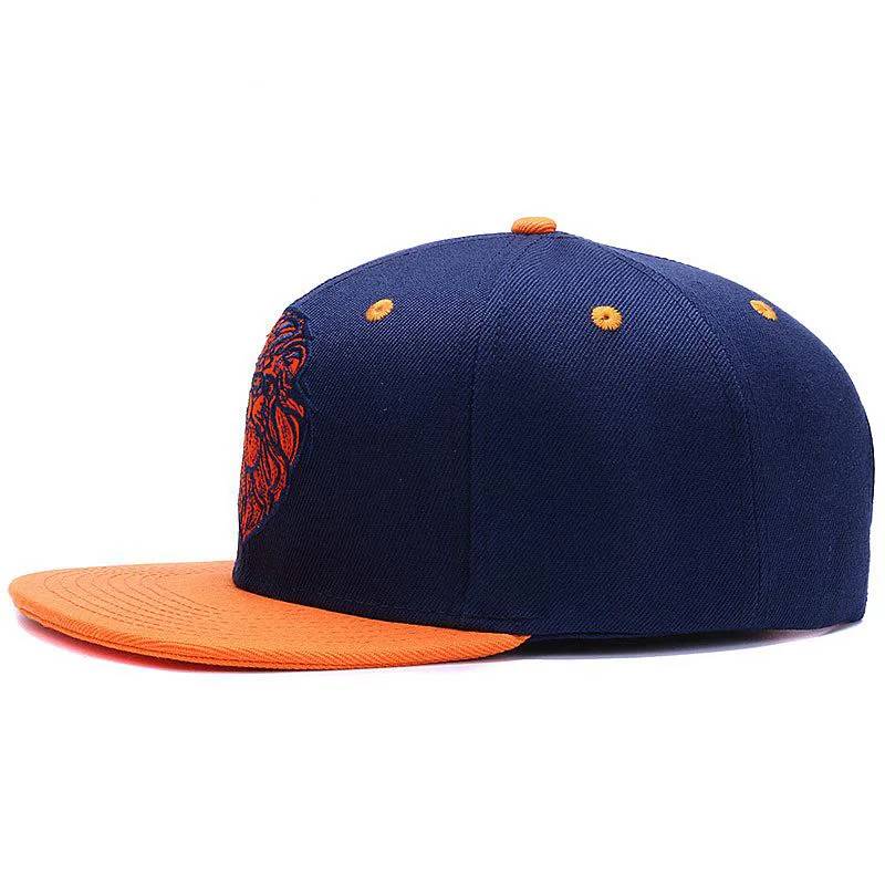 Lion Snapback Baseball Cap High-Quality Embroidery baseball caps