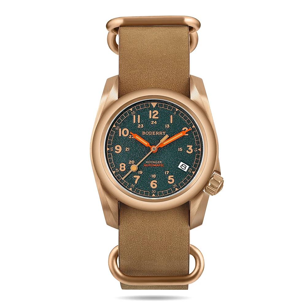VOYAGER Field Watches Bronze Case Watches For Men