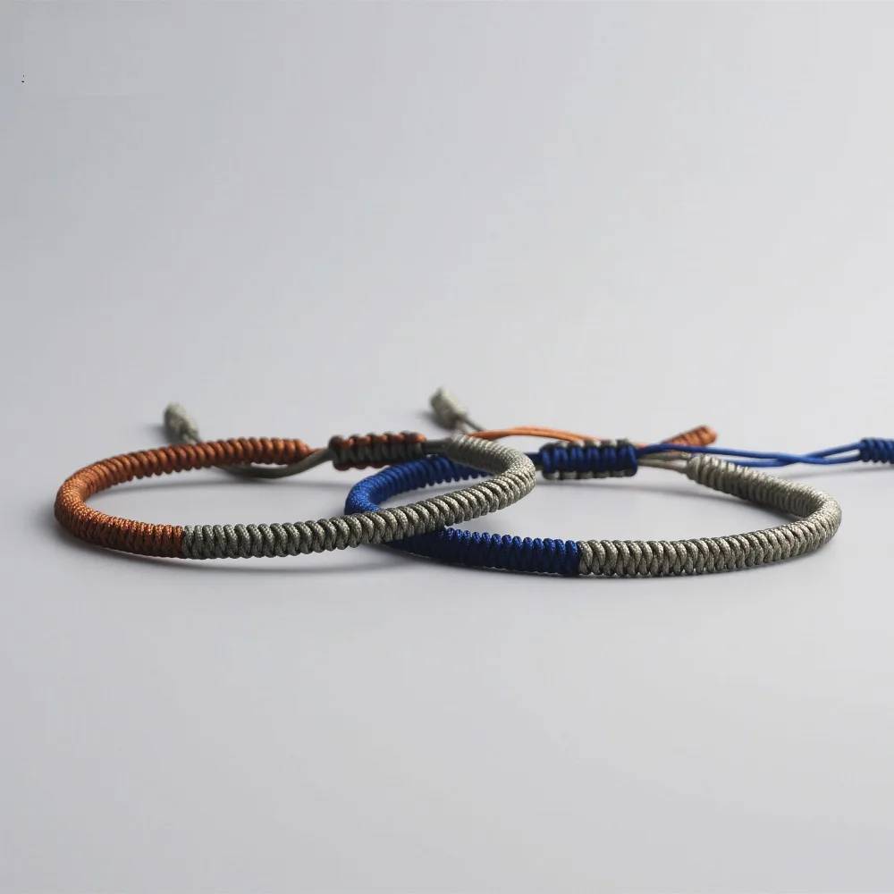 Handmade Multi-Color Tibetan Lucky Bracelet Men's Bracelets