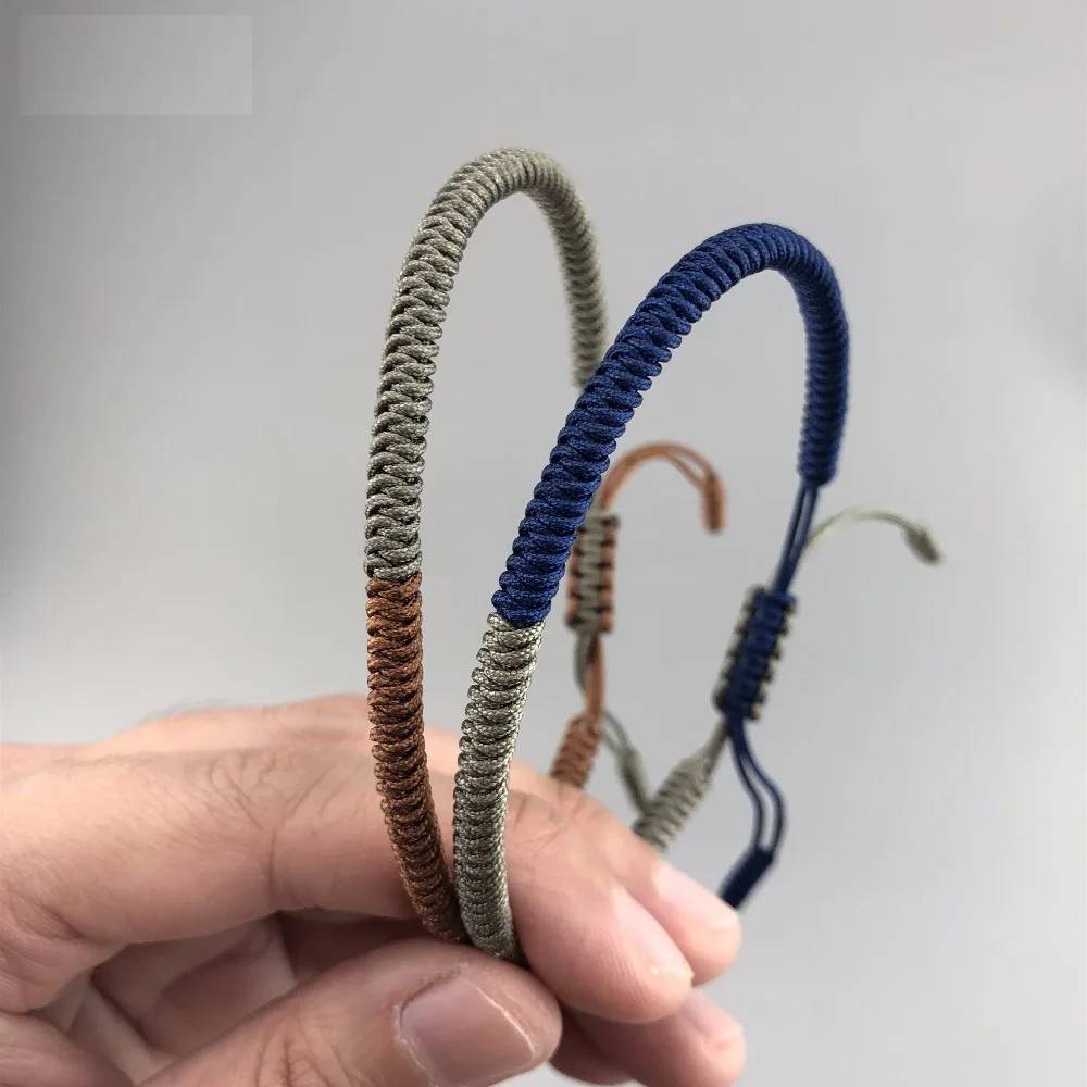 Handmade Multi-Color Tibetan Lucky Bracelet Men's Bracelets