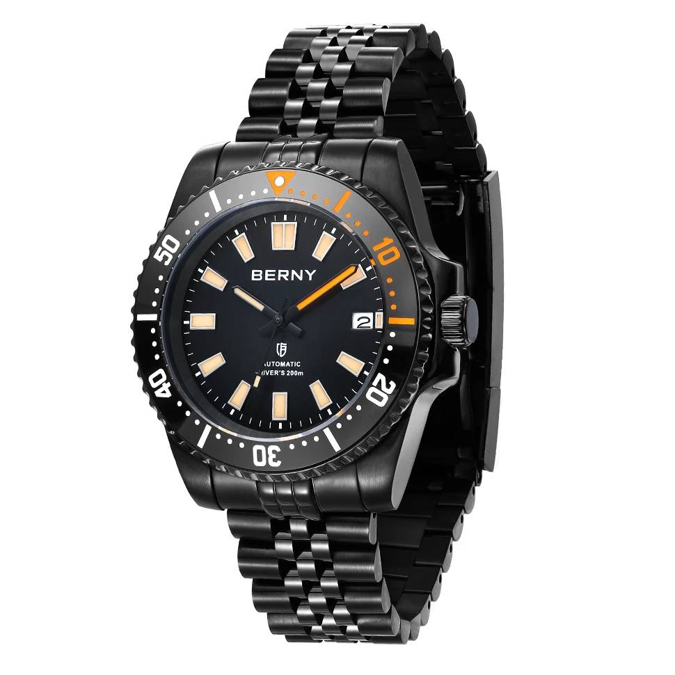 BERNY AM126M Automatic Diver Watch 20ATM Berny Watches