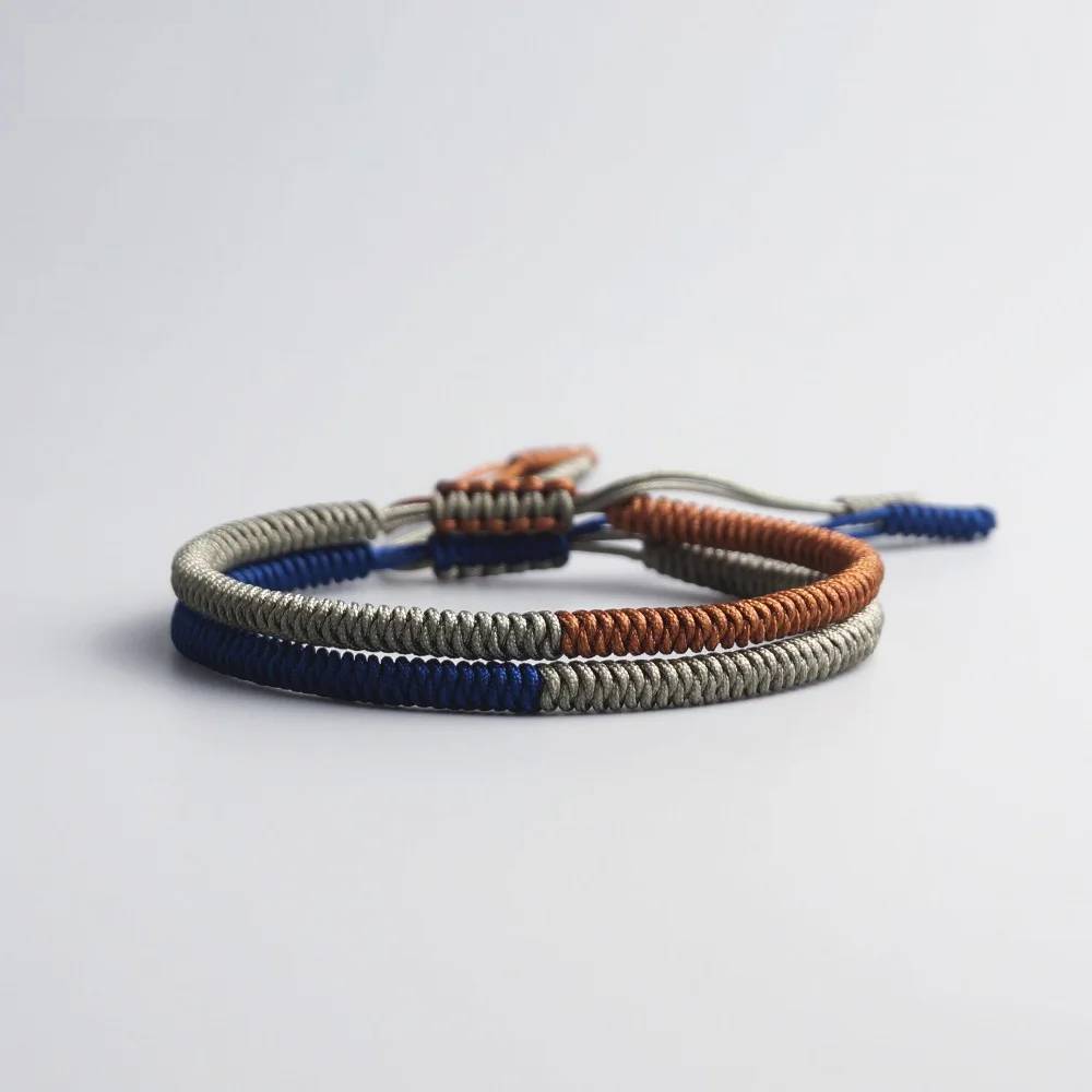 Handmade Multi-Color Tibetan Lucky Bracelet Men's Bracelets