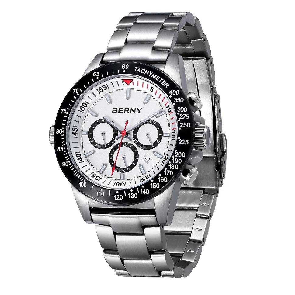 BERNY 2295M Men’s Sport Chronograph Watch Berny Watches