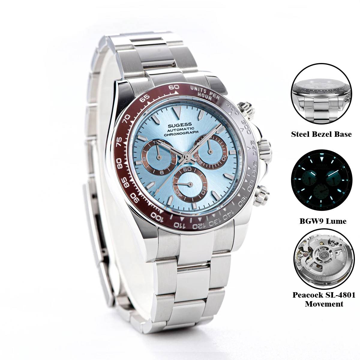 Sugess S418-2 Automatic Chronograph Watch Sugess Watches