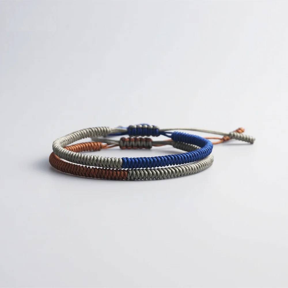 Handmade Multi-Color Tibetan Lucky Bracelet Men's Bracelets