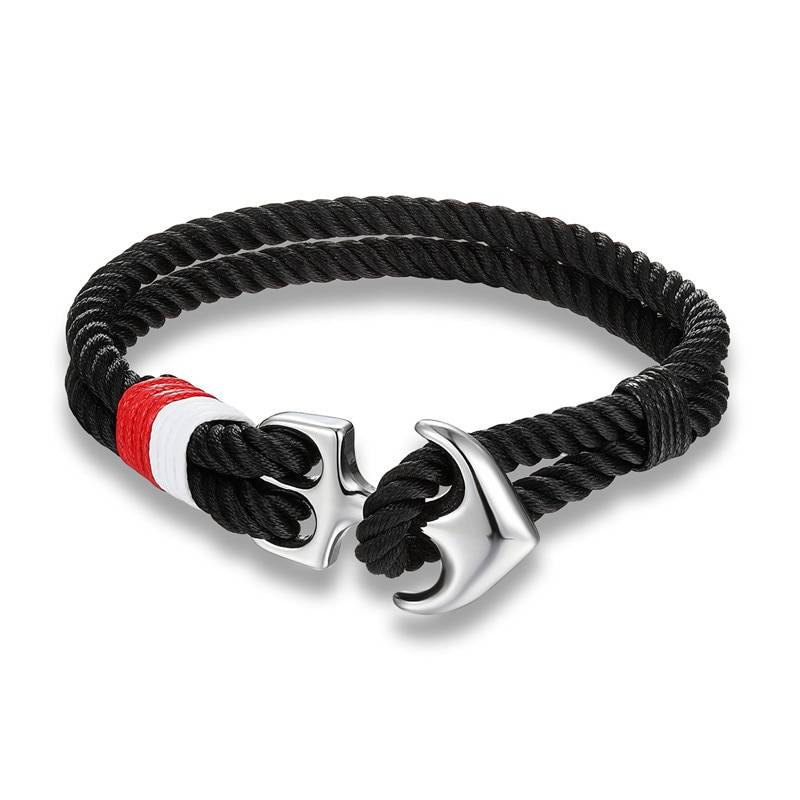 Men's Anchor Design Rope Bracelet Men's Bracelets Type : 1|2|3|4|5 
