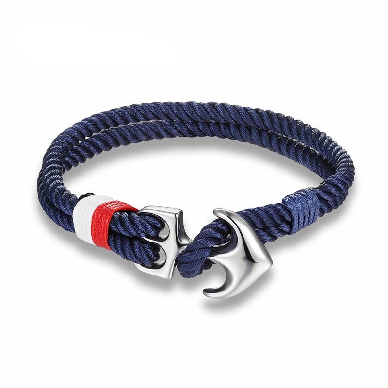 Men's Anchor Design Rope Bracelet Men's Bracelets Type : 1|2|3|4|5 