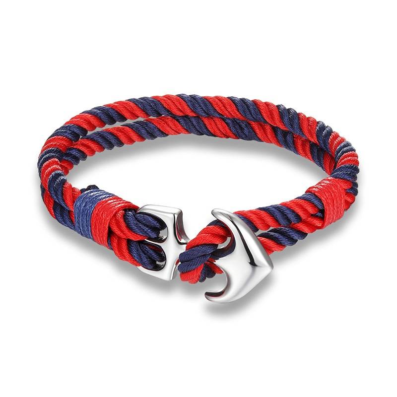 Men's Anchor Design Rope Bracelet Men's Bracelets Type : 1|2|3|4|5 