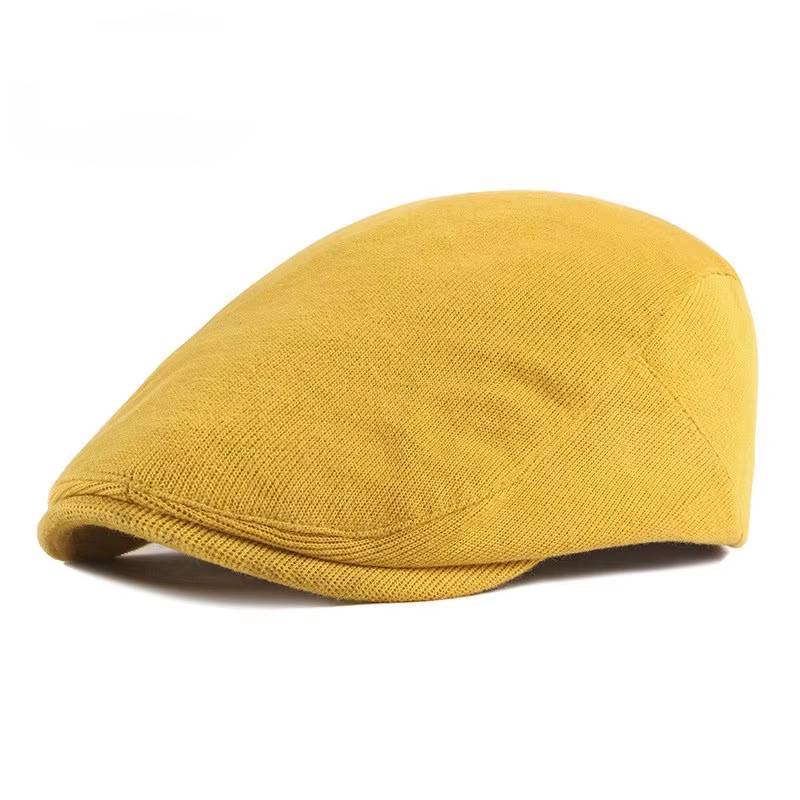 Spring Fall Retro Plaid Men's and Women's Beret Hat