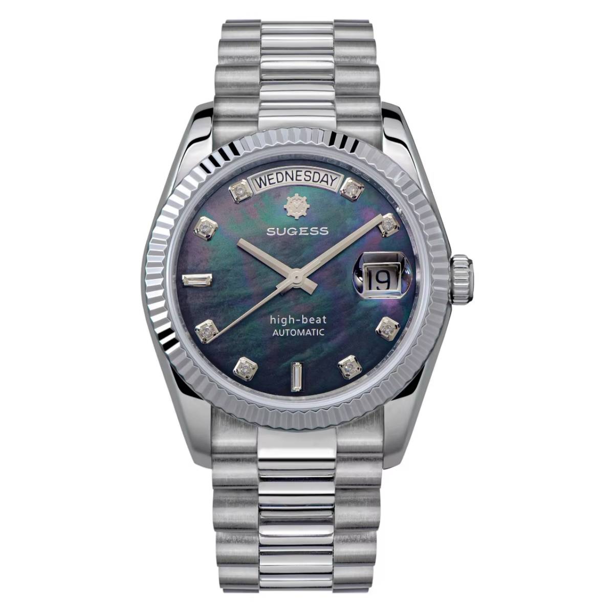 Sugess S449 Heritage MOP Dial 36DD Watch Sugess Watches Color : Silver TealBlue|Silver DarkBlue|Silver White MOP|Silver Black MOP|RG White MOP|RG Black MOP 