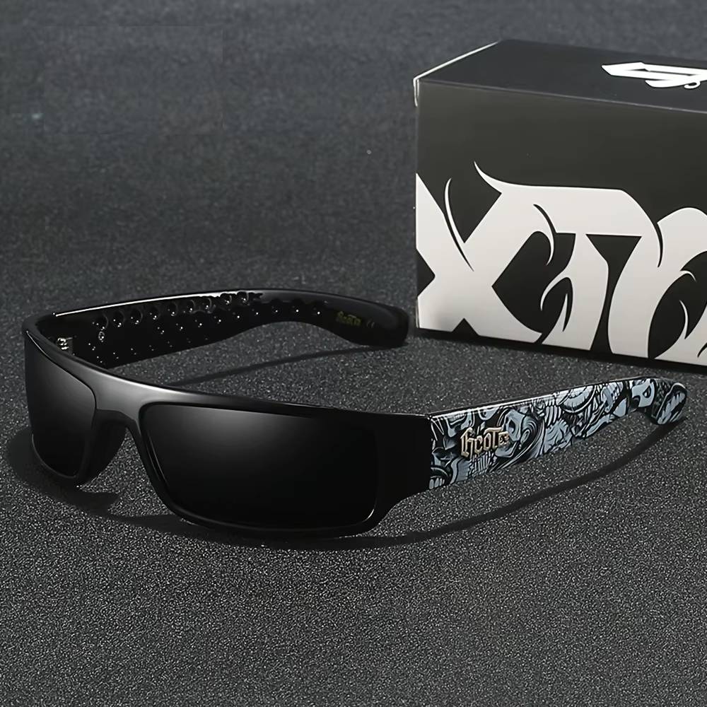 Wraparound Polarized Biker Sunglasses Unisex Sunglasses Lenses Color : Black5|Black6|Black3|Black4|Black1|Black2|Black7|Black8 
