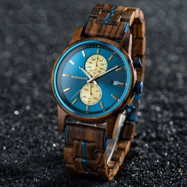 BOBO BIRD T116 Chronograph Wooden Watch Bobo Bird Watches Color : 44mm-T116-2|44mm-T116-2|44mm-T116-1|44mm-T116-1|44mm-T116-3|44mm-T116-3|44mm-T116-4|44mm-T116-4