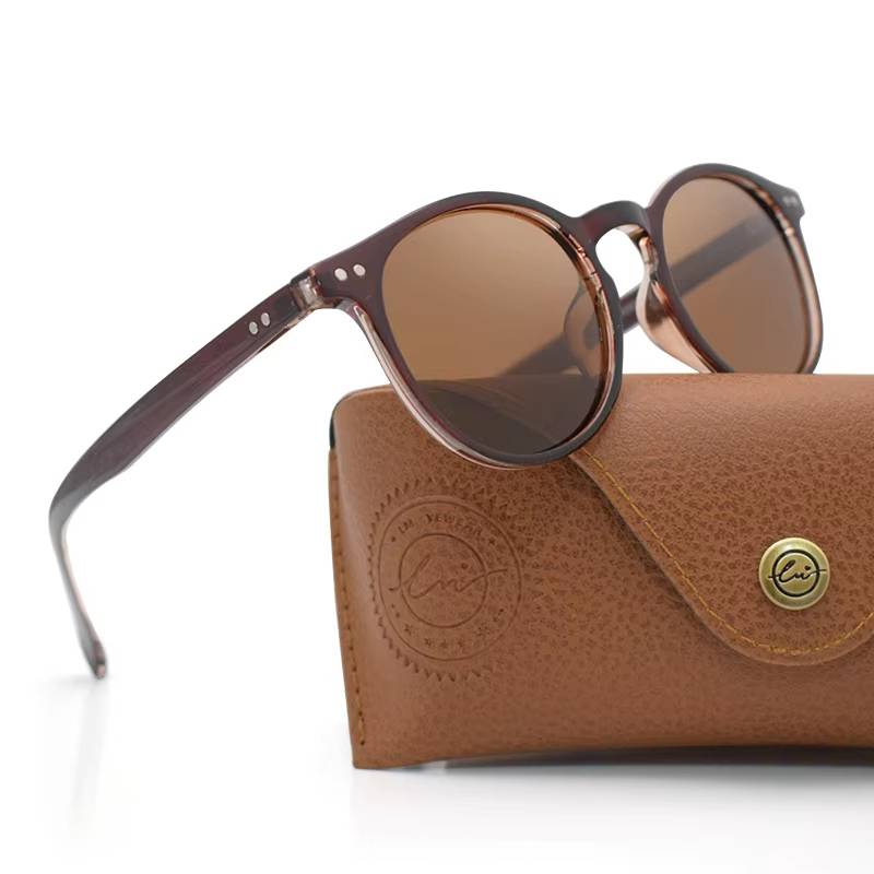 LM 2025 Classic Round Polarized Sunglasses Unisex Sunglasses Frame Color : LM 