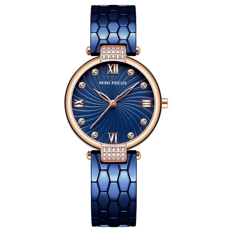 MINI FOCUS Women’s Luxury Watch Mini Focus Watches Color : 0186L-Blue|0186L-Coffee-Box|0186L-Gold|0186L-Gold-Box|0186L-Black|0186Rose Gold-Box|0186L-Coffee|0186L-Blue-Box|0186Rose Gold|0186L-Black-Box 