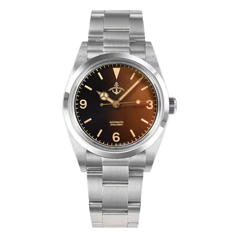 Hruodland F029 dive watch with stainless steel bracelet