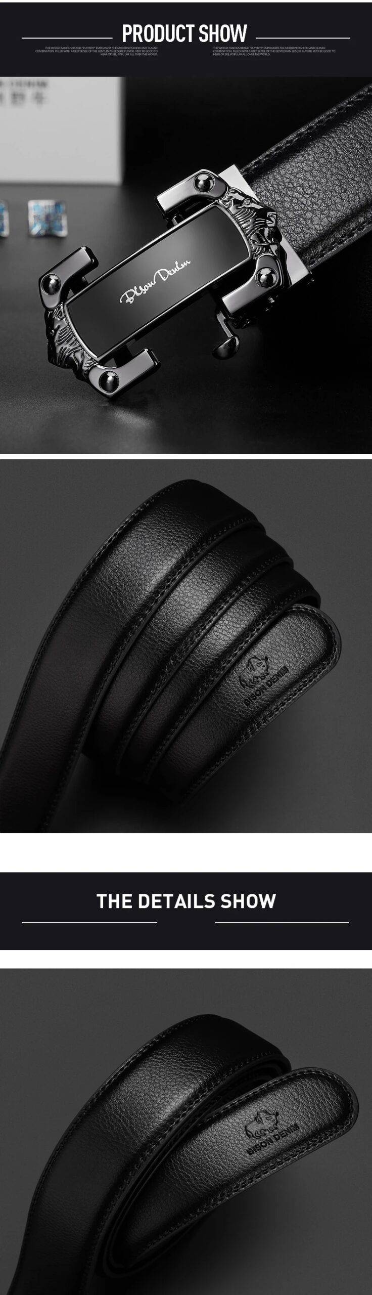 Alloy Buckle Luxury Leather Designer Belt