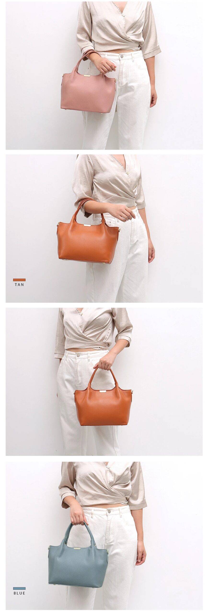 Women's Leather Designer Tote Purses