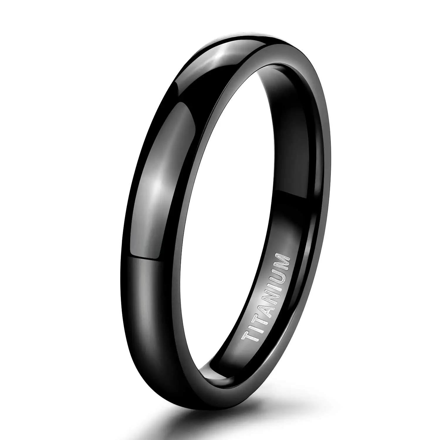 Men Women Titanium Wedding Engagement Rings