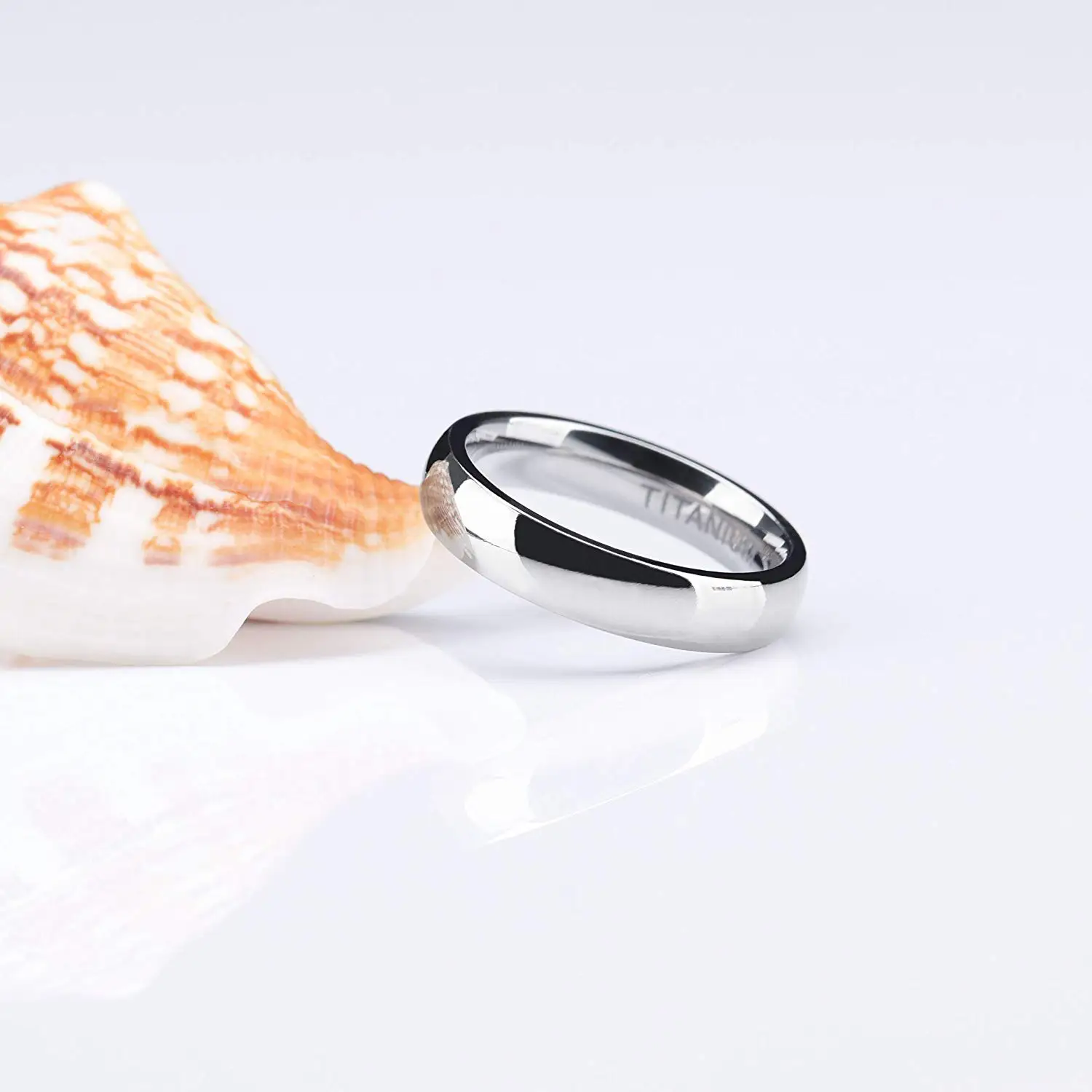 Men Women Titanium Wedding Engagement Rings