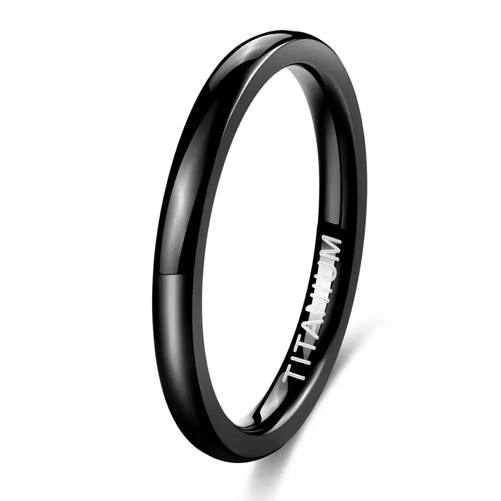 Men Women Titanium Wedding Engagement Rings