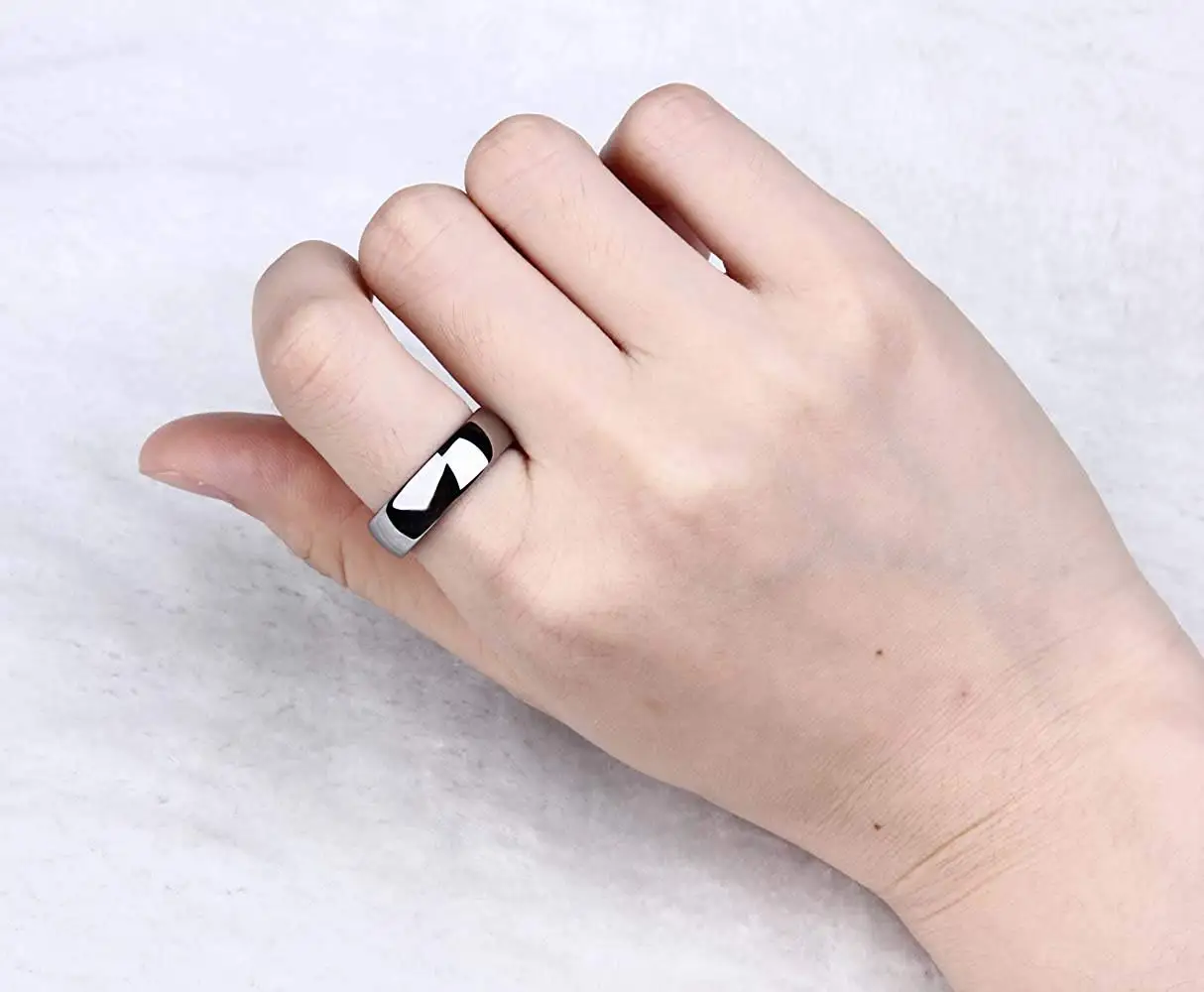 Men Women Titanium Wedding Engagement Rings