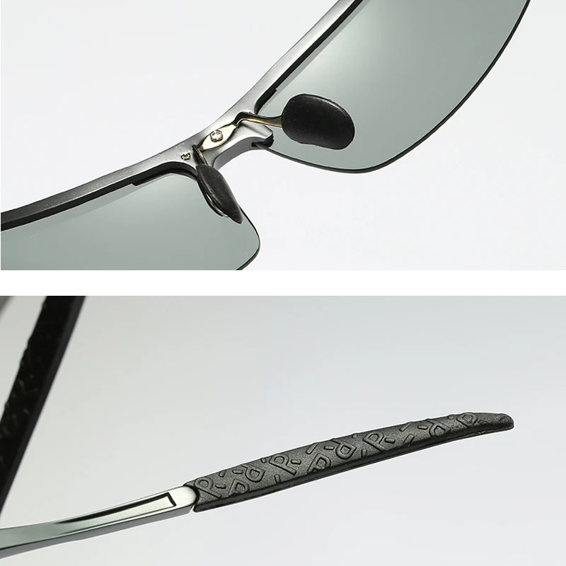 Photochromic Men's Sunglasses Polarized Anti Glare