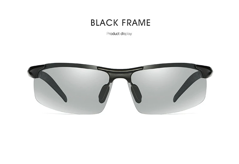 Photochromic Men's Sunglasses Polarized Anti Glare