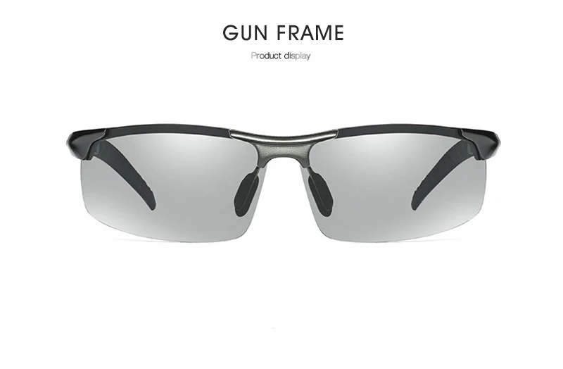 Photochromic Men's Sunglasses Polarized Anti Glare
