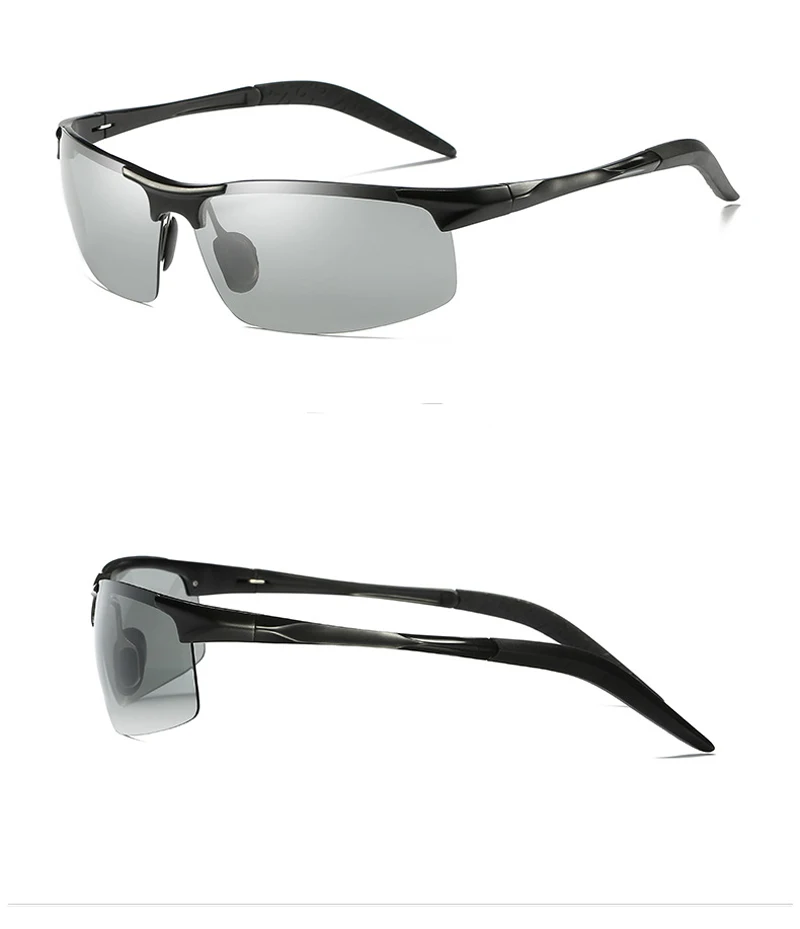 Photochromic Men's Sunglasses Polarized Anti Glare