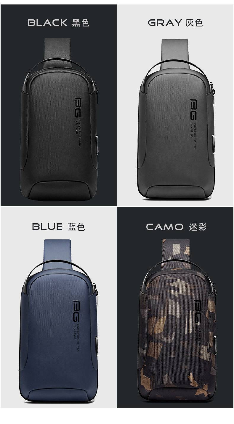 New 2021 Sling Bag Shoulder Messenger Bags Waterproof Scratch Proof Short Trip Daypack for Men and Women