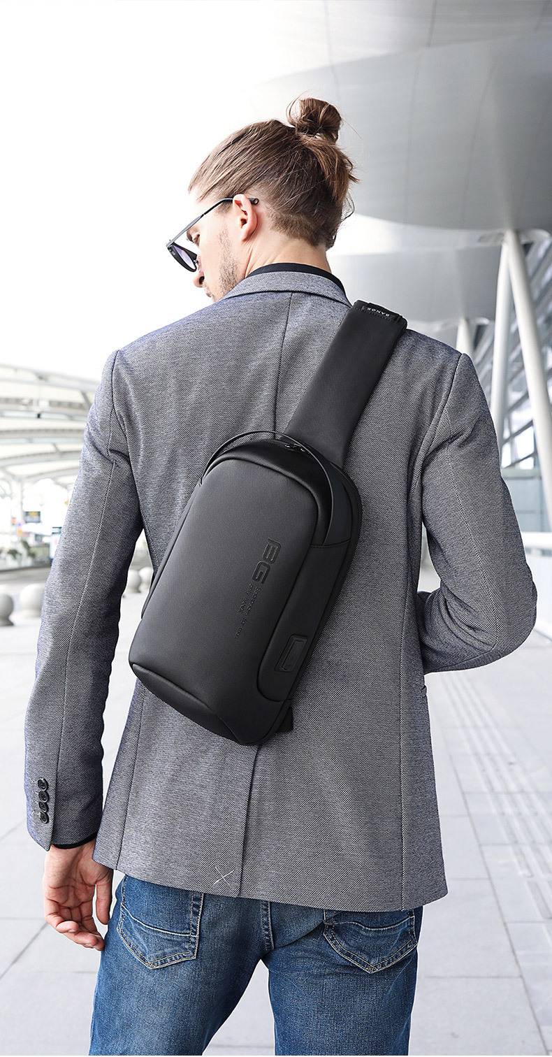 New 2021 Sling Bag Shoulder Messenger Bags Waterproof Scratch Proof Short Trip Daypack for Men and Women