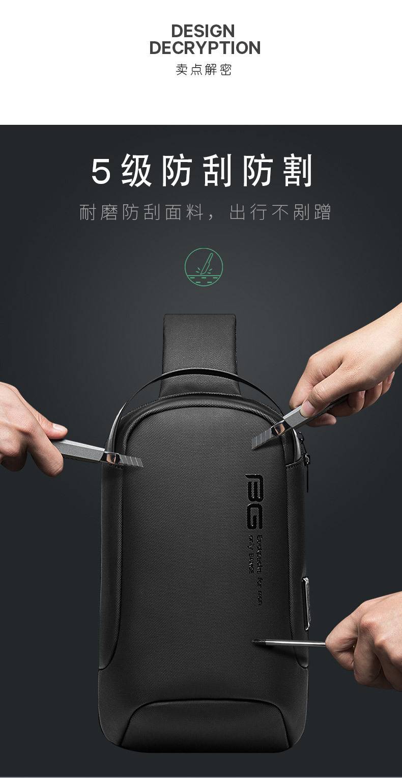 New 2021 Sling Bag Shoulder Messenger Bags Waterproof Scratch Proof Short Trip Daypack for Men and Women