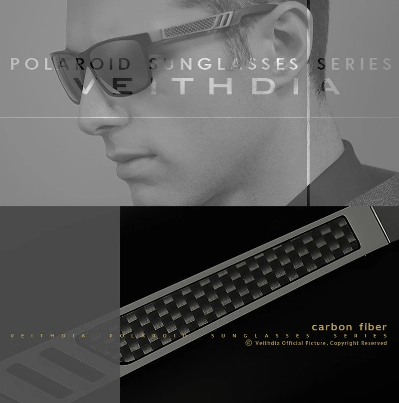 Men's Aluminum Polarized Mirror Square Sunglasses