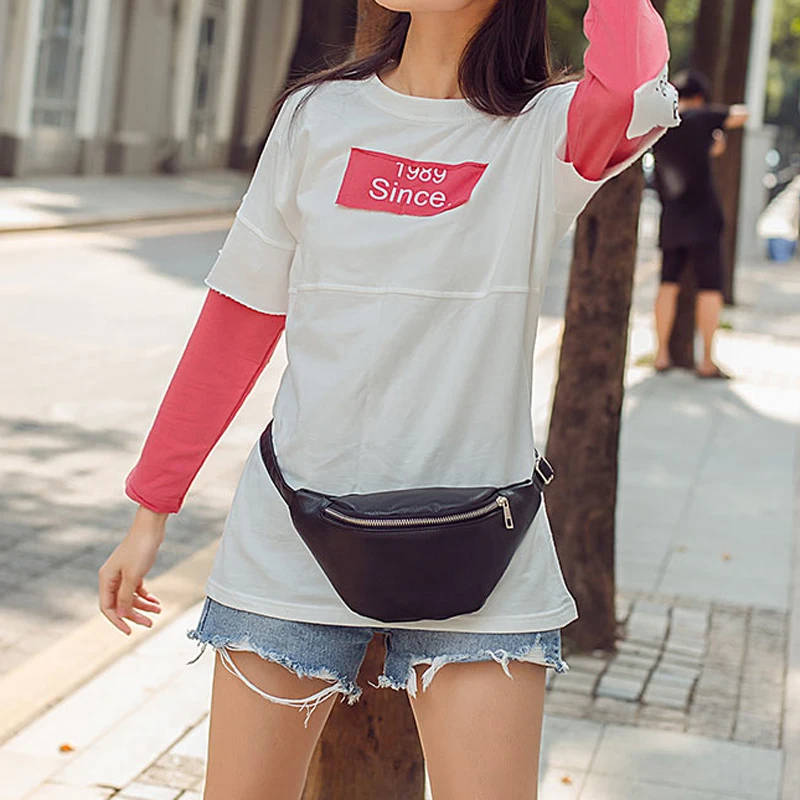 Waist Pack Fashion PU Leather Fanny for Women