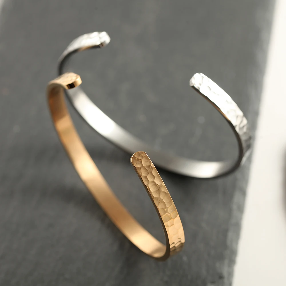 Luxury Stainless Steel Men's Bracelet Cuff Bangles Women