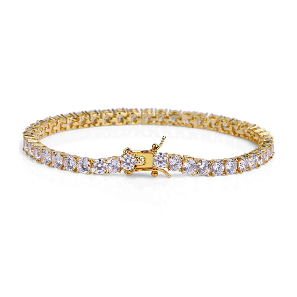 Luxury 3mm 5mm CZ Crystal Tennis Bracelets