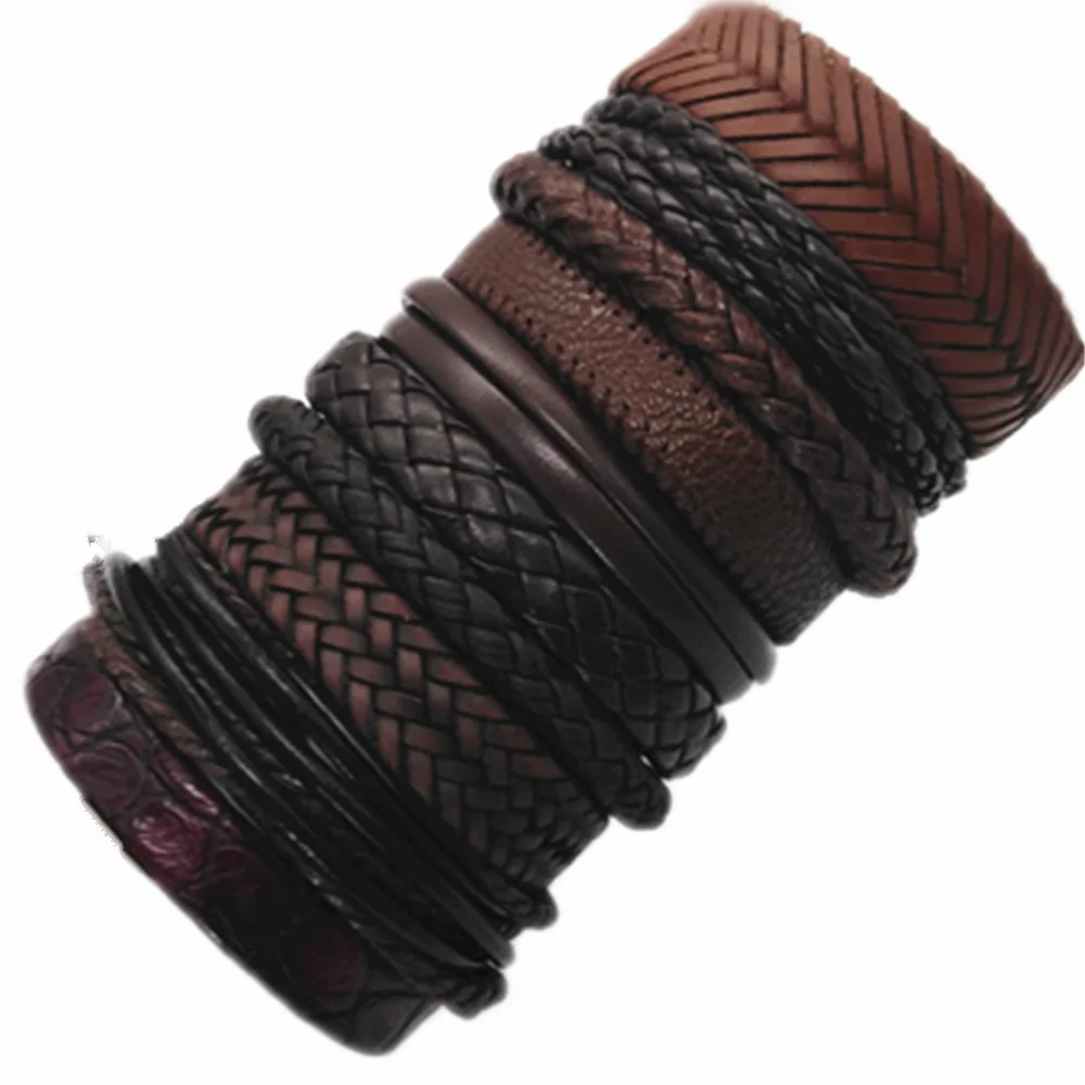 10pcs/set Wrap Woven Fashion Handmade Bracelets