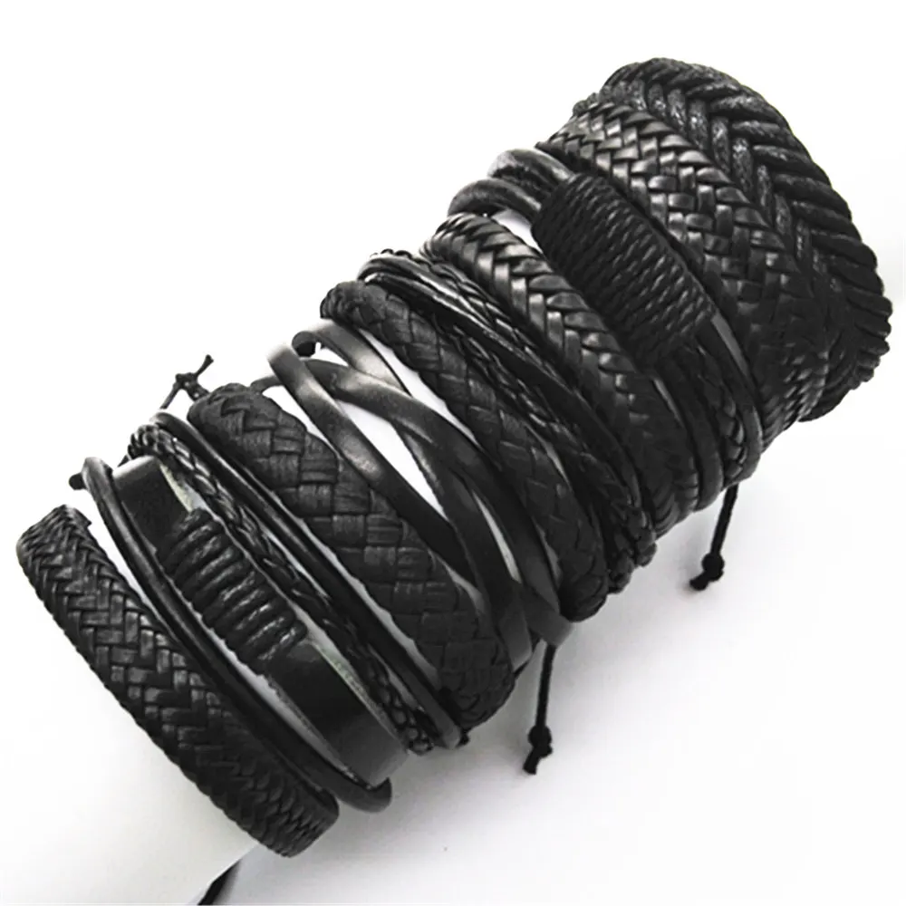 10pcs/set Wrap Woven Fashion Handmade Bracelets
