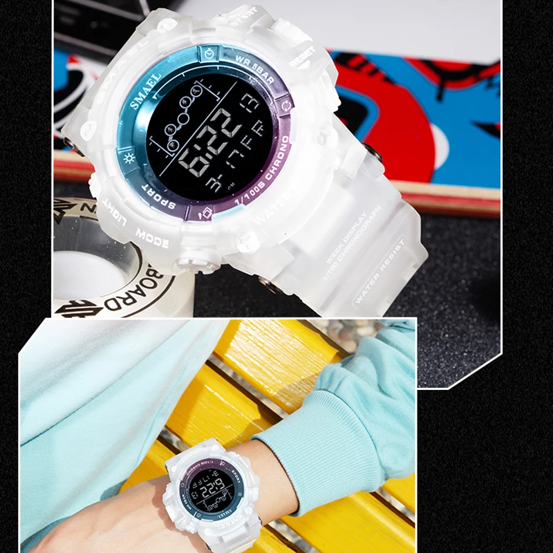 SMAEL Digital Tactical Sports Watch