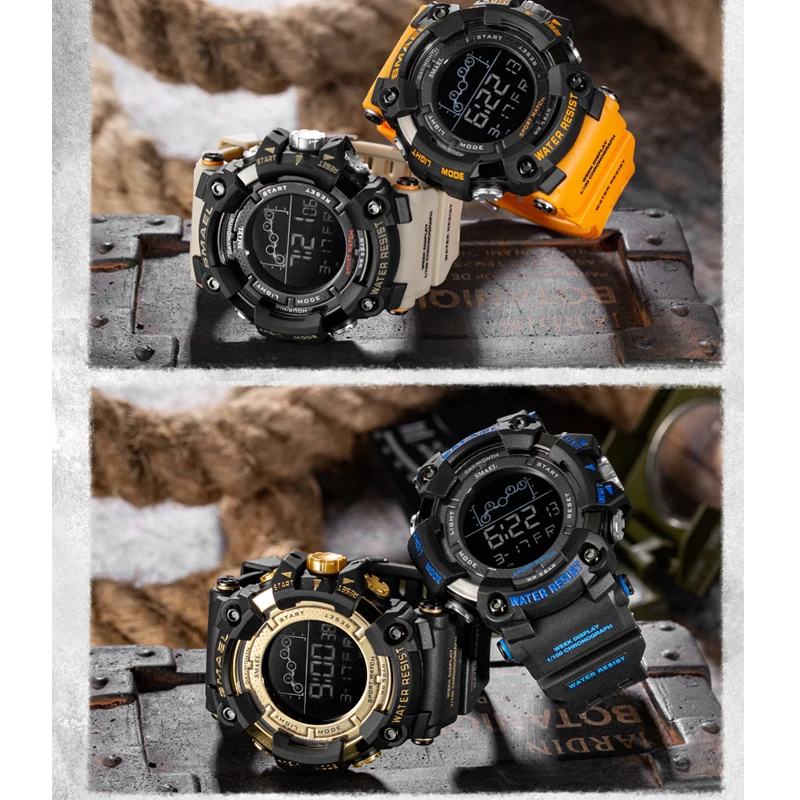 New SMAEL Sport Military LED Digital Watches