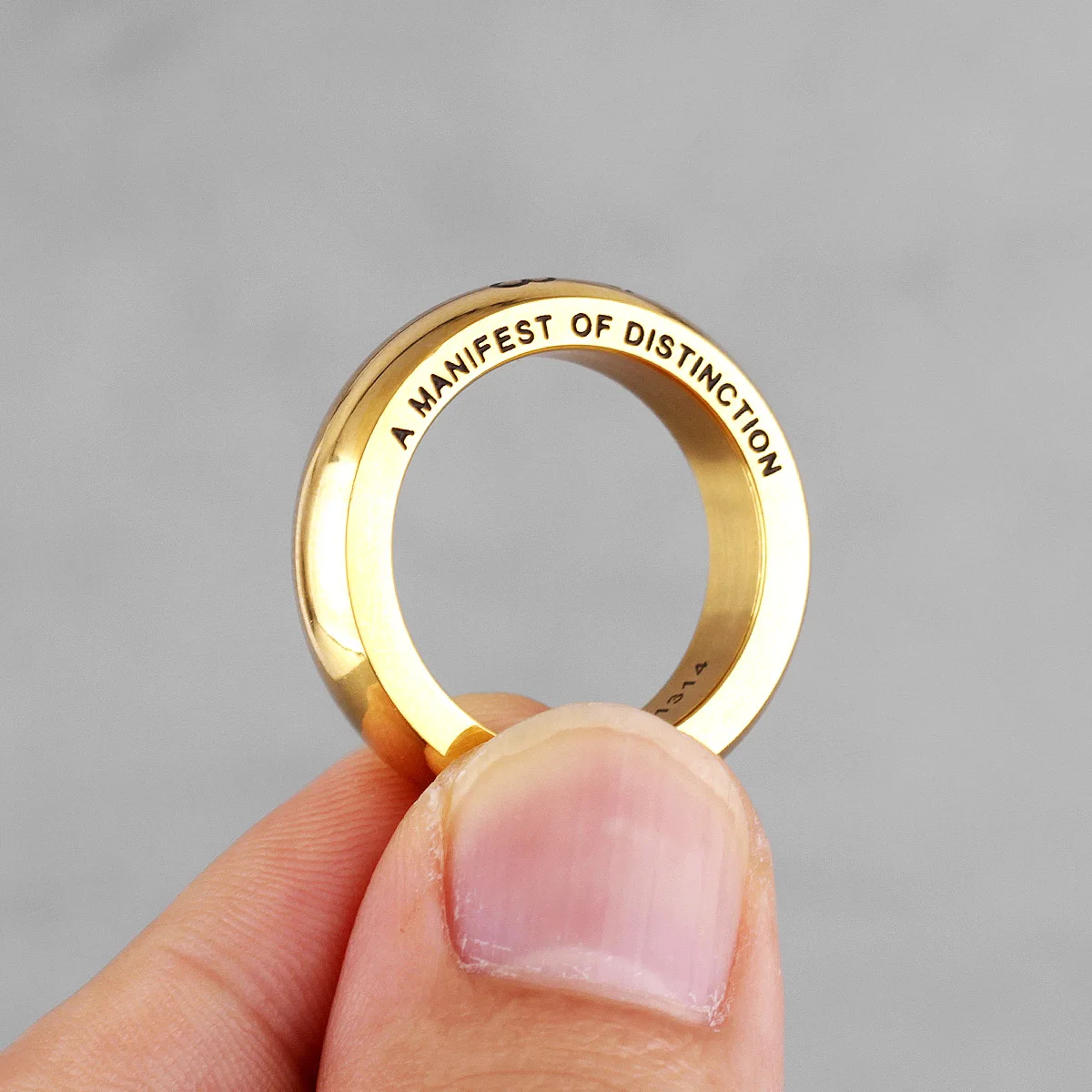 Retro 1314 Couple Lovers Stainless Steel Men Women Ring