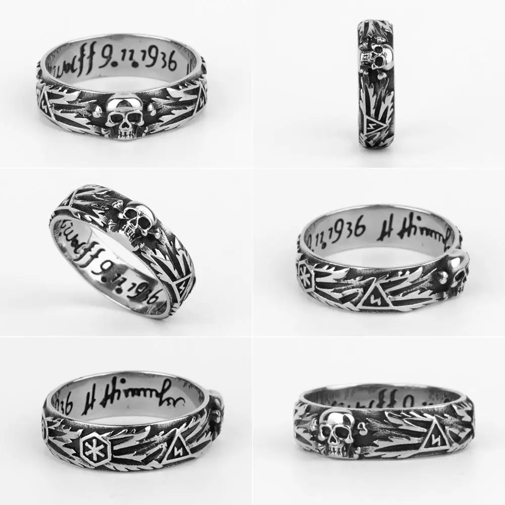Stainless Steel Skull Devil Punk Gothic Rings