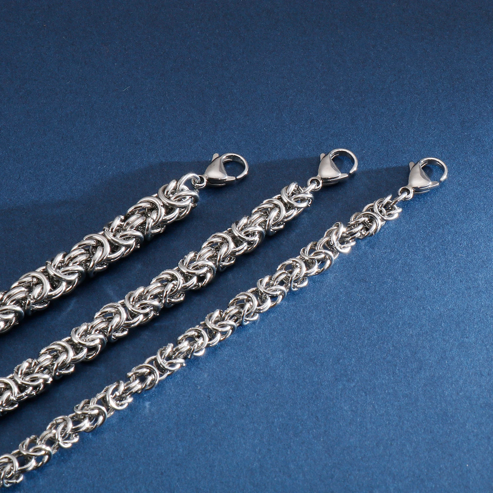 6/7/8mm 316L Stainless Steel Chain Necklace for Male