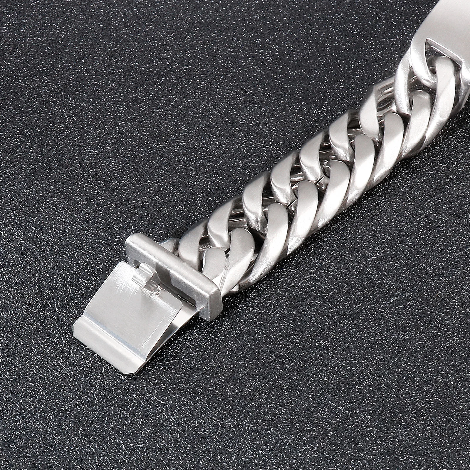 18mm Matte Men's Stainless Steel High Quality Bracelet