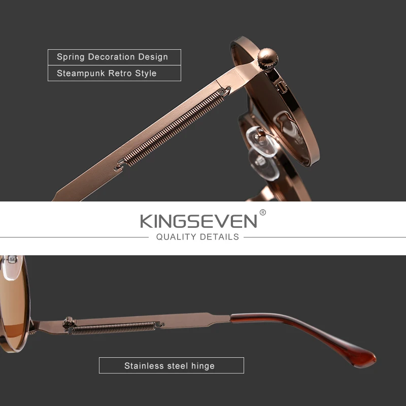 Retro Steampunk Polarized Sunglasses